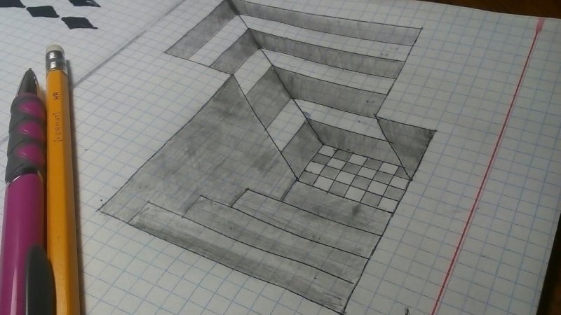 Крутые 3d по клеточкам