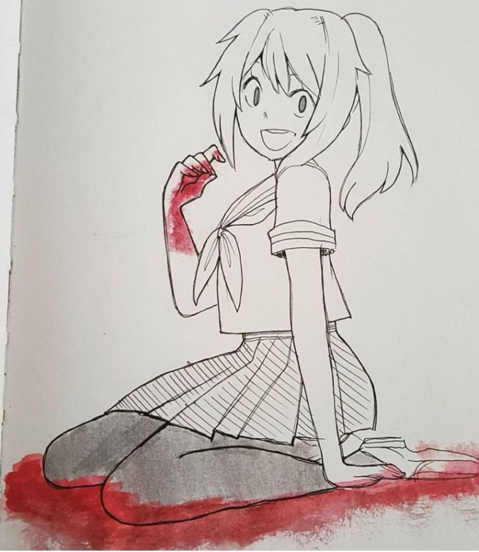 Яндере симулятор рисунки