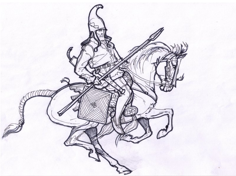 Кочевник рисунок