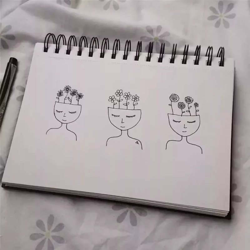 маленькие рисунки для скетчбука