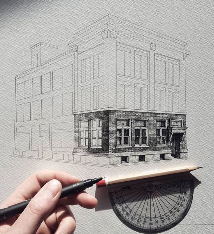 Идеи для рисования архитектуры