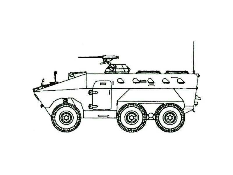 БТР 80 чертеж