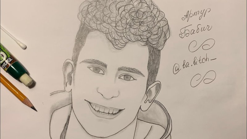 Рисунки блоггеров карандашом
