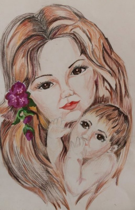 рисунки для мамы красивые