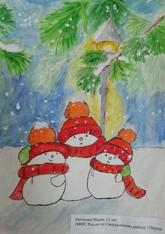 Рисунки на новый год