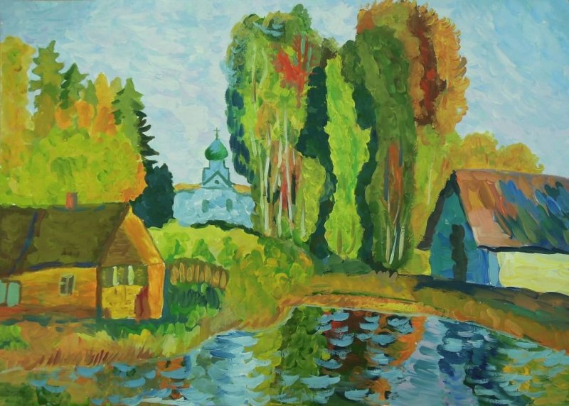 Рисунок на тему моя Родина