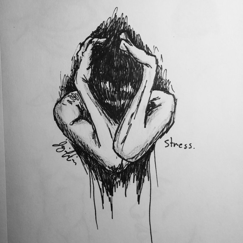 Депрессивные рисунки