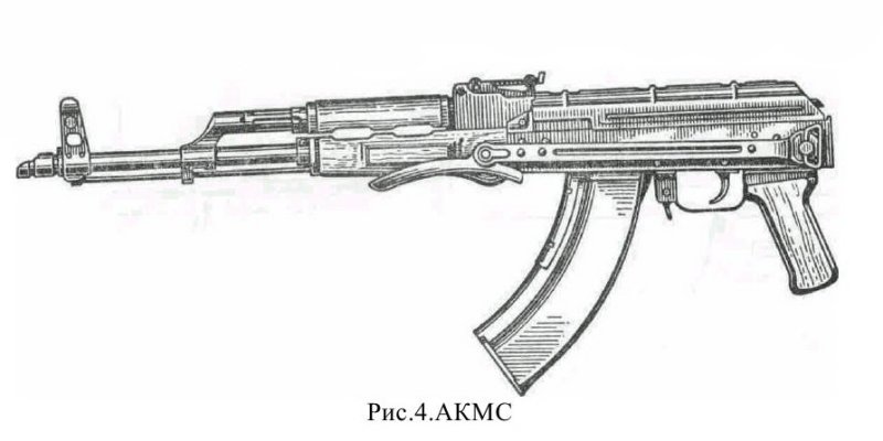 АКМ чертёж сбоку