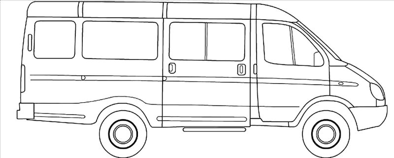 ГАЗ 2705 чертеж