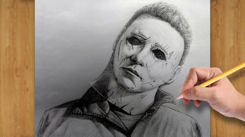 Майкл Майерс нарисовать