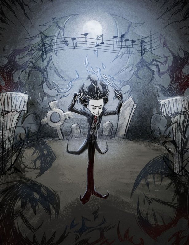 Уилсон don't Starve арт