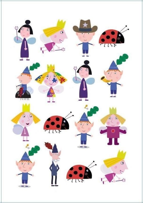 маленькое королевство бена и холли персонажи