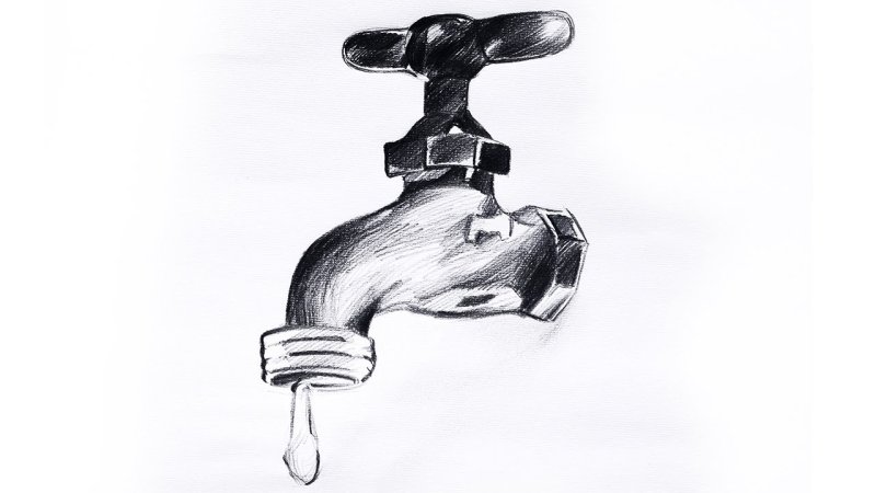 Эскиз водопроводного крана