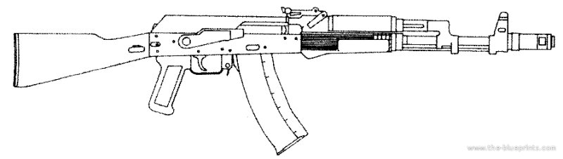 АК 74 чертеж