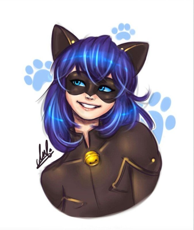 Маринетт леди кошка арт