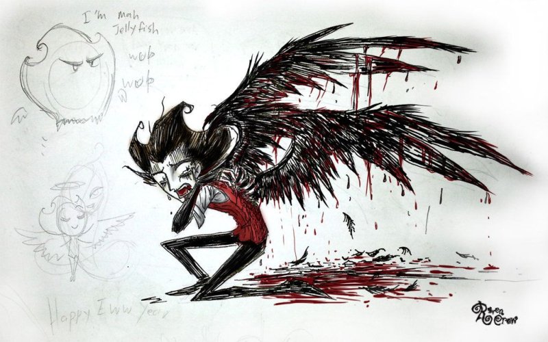 Don't Starve Уилсон и его тень