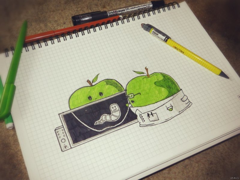 Прикольные рисунки для скетчбука