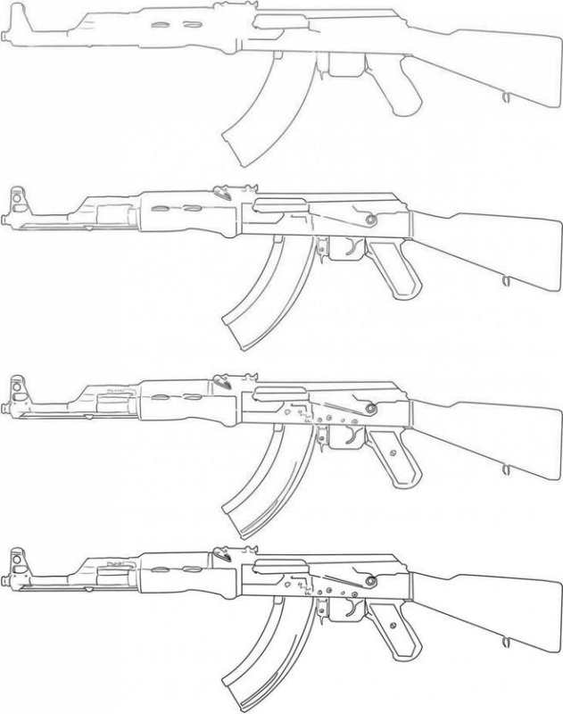 М416 автомат чертеж