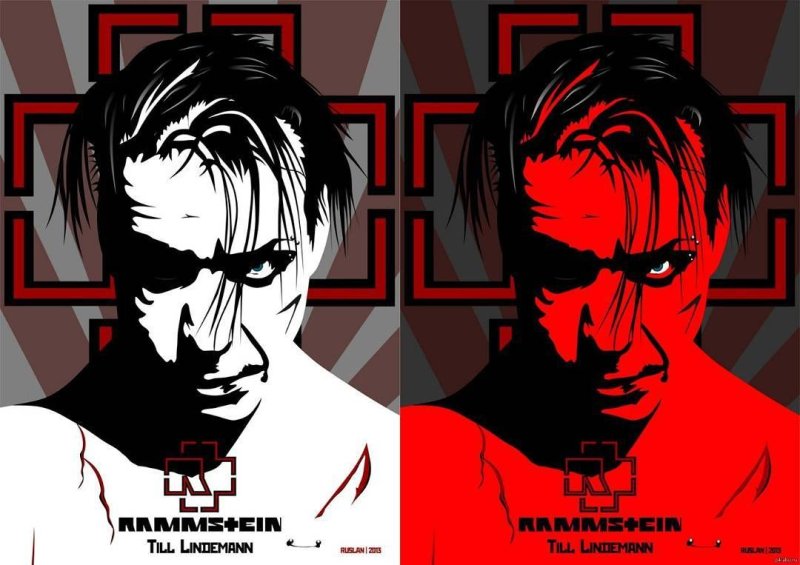 Тилль Линдеманн арт