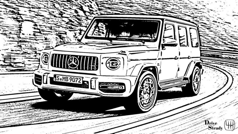 Mercedes Benz AMG g63 карандаш