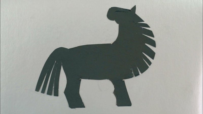 Якутская лошадка рисунок