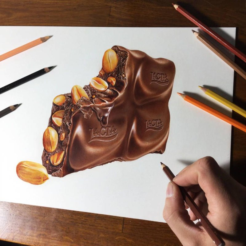 Реалистичные рисунки карандашом