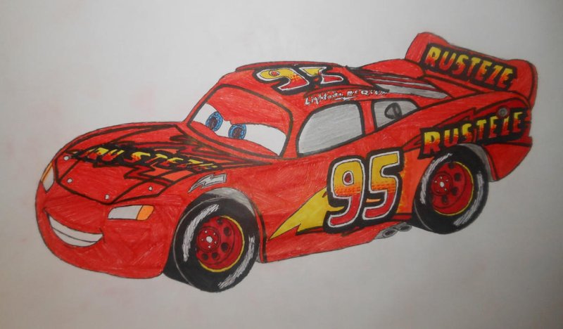 Rust Eze Lightning MCQUEEN