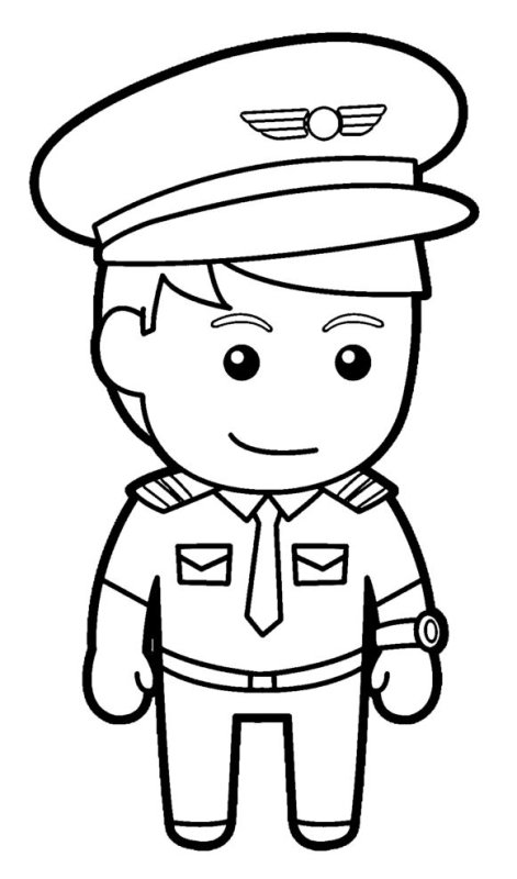 Полицейский рисунок