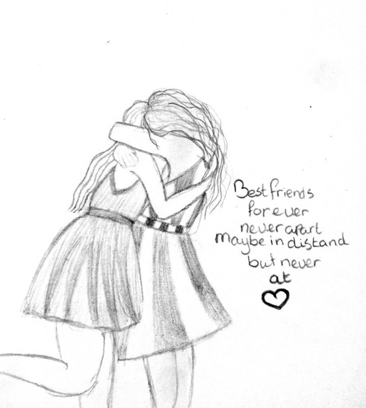 рисунки подруг