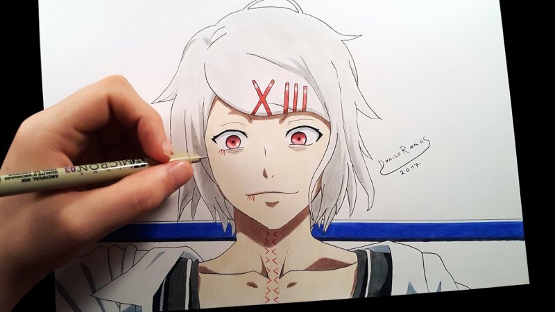 Токийский гуль скетчи Джузо