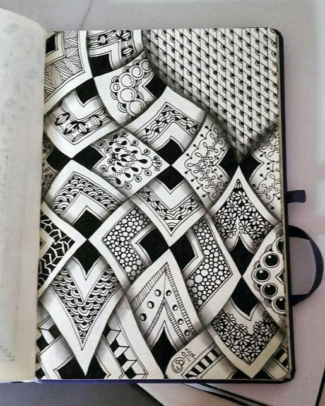Дудлинг танглы