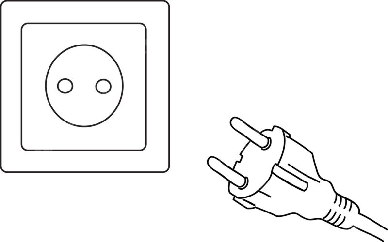 Электрическая розетка рисунок для детей