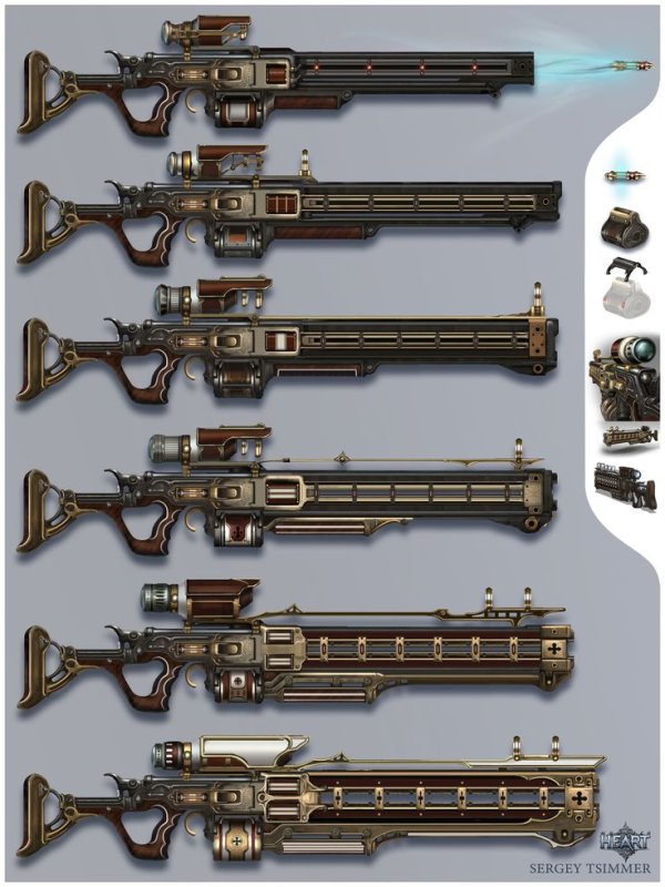 Снайперская винтовка дизельпанк