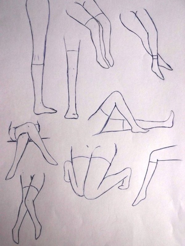 Рисовка ног