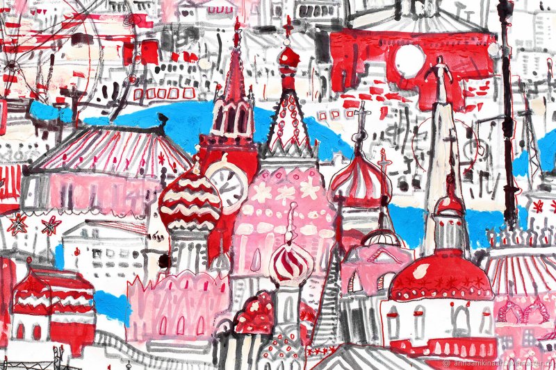 Москва плакат
