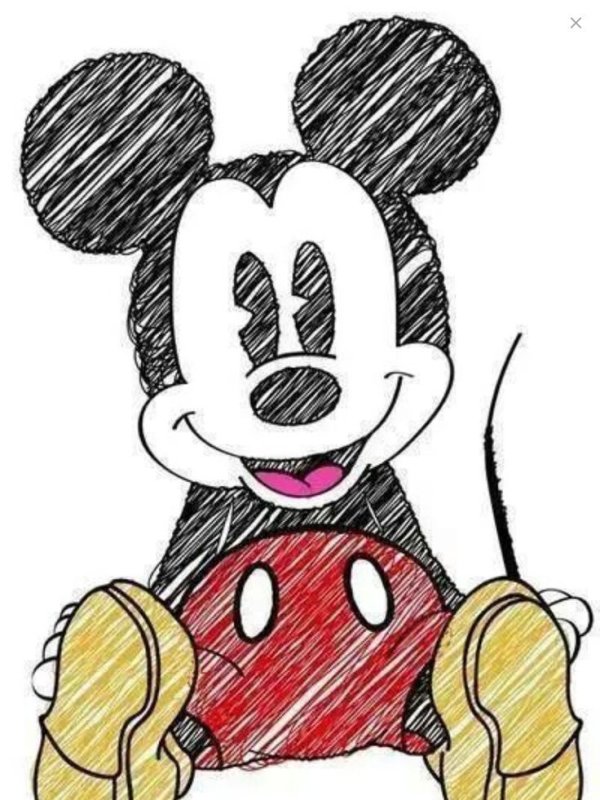 Рисунок Микки Мауса