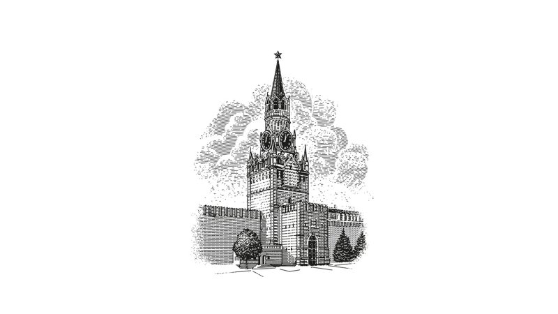 Кремль рисунок