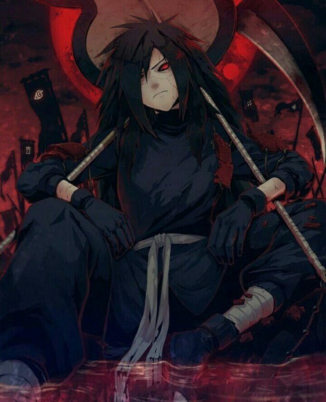 мадара учиха на троне