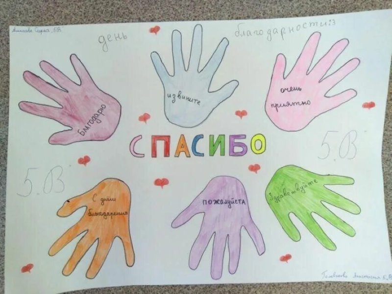 Плакат на день вежливости