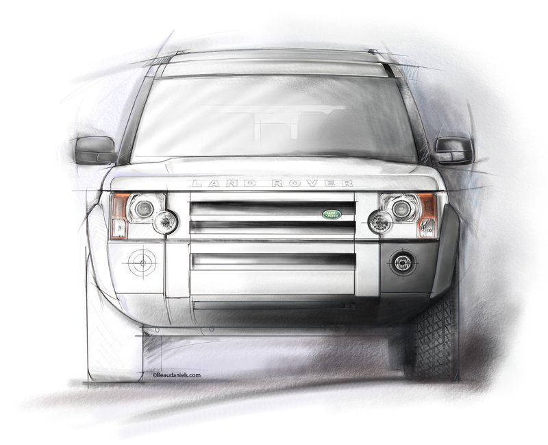 Land Rover Discovery 3 рисунок