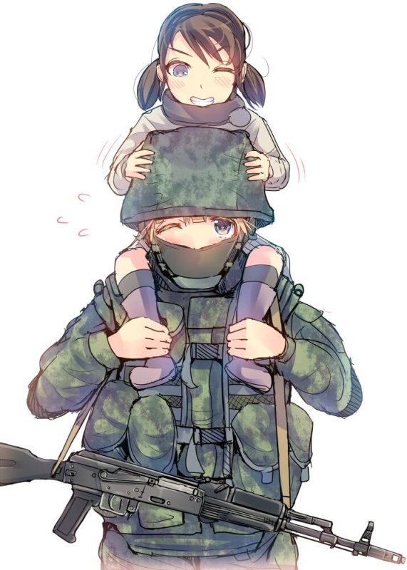 Арт аниме русский солдат