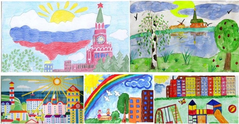 Рисунок на тему Родина