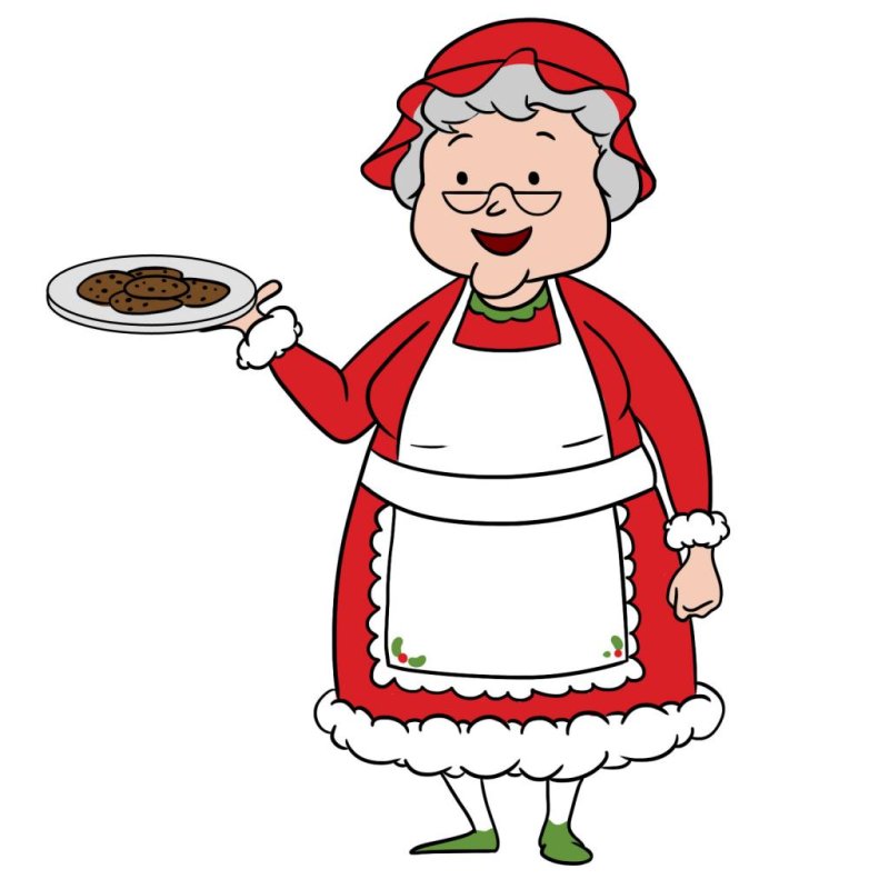 Миссис Клаус мультяшная