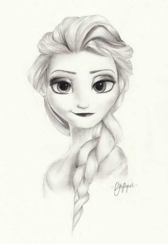 Эльза рисунок