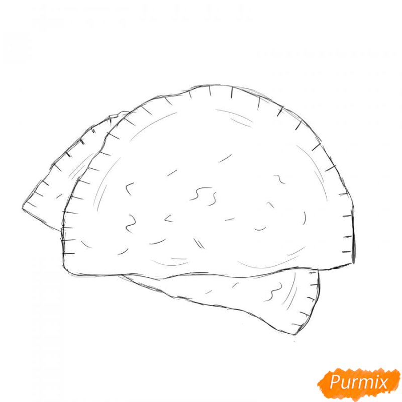 Чебурек рисунок