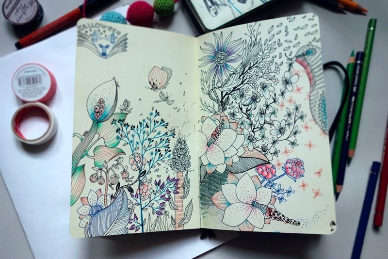 идеи для рисунков скетчбук