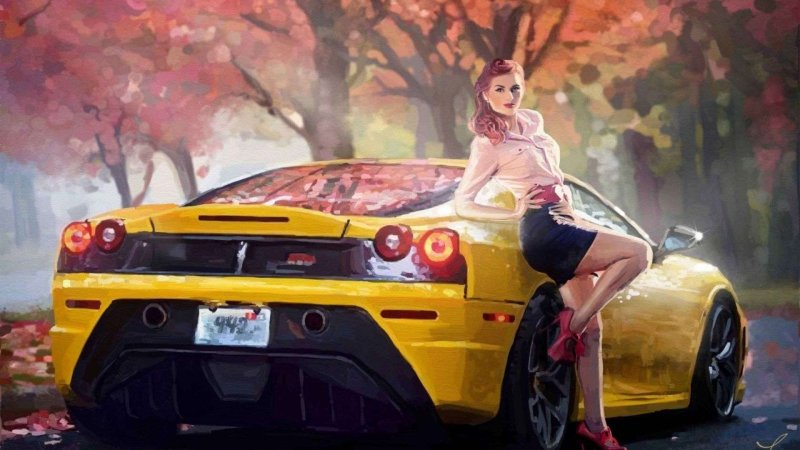 Девушки и авто
