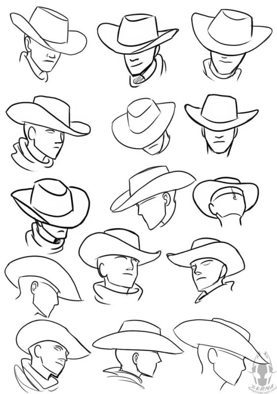 Fedora шляпа референс