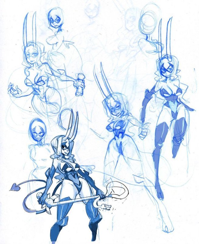 Д Виолет Skullgirls