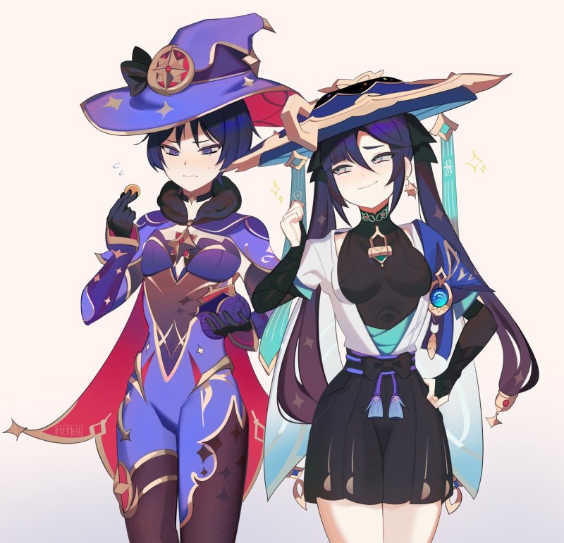 Genshin Impact Scaramouche x Mona